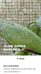 Mobile Screenshot of club-ornis-berlin.de